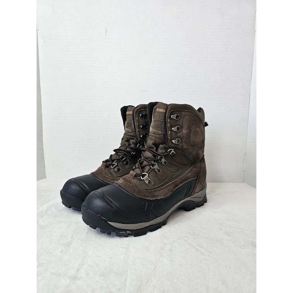 🖤NORTHSIDE BROWN SUEDE THINSULATE 600GRAM WATERPROOF HIKING  WINTER MENS9 BOOTS
